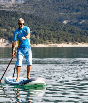 location stand up paddle camping treffort