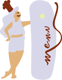 personnage avec planche