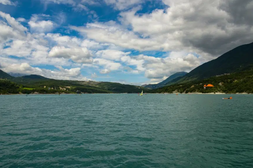 camping de la plage lac de monteynard