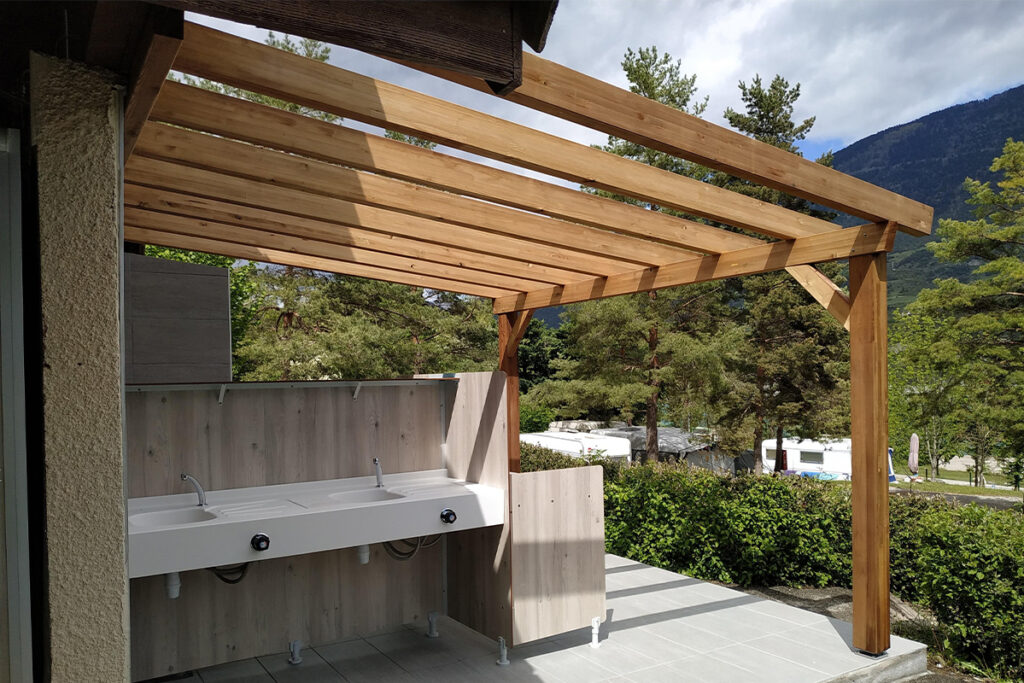 sanitaires camping isere