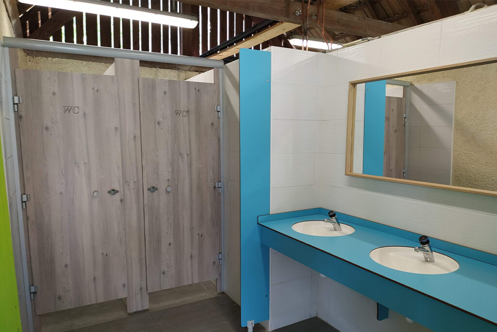 sanitaires emplacement camping