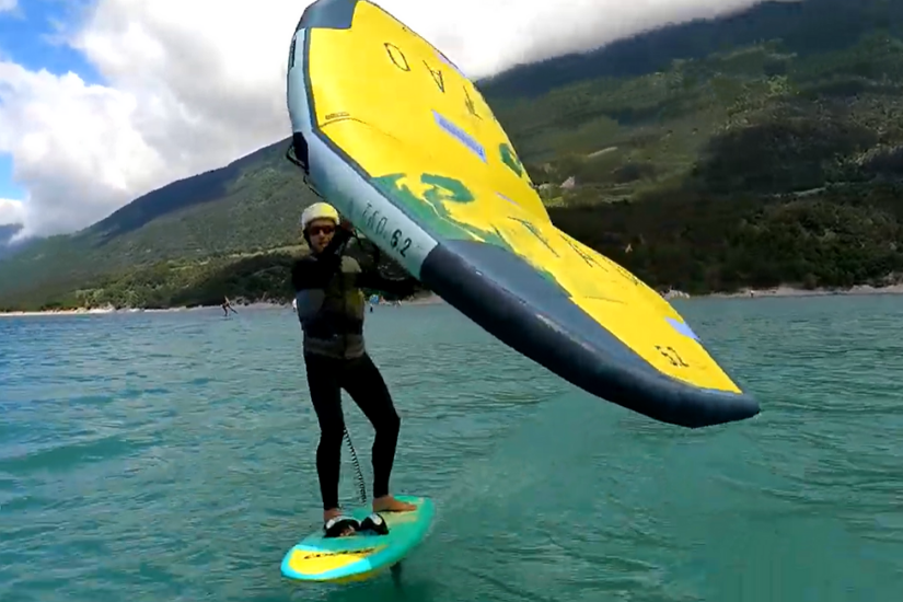 wind surf lac de monteynard